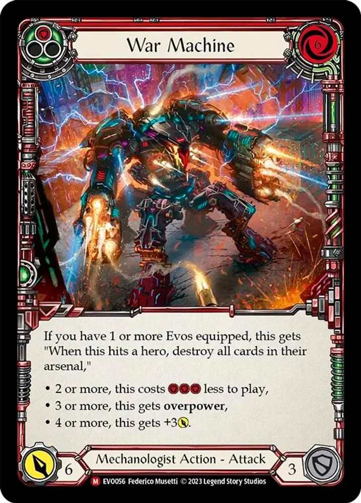 War Machine, Standard, front