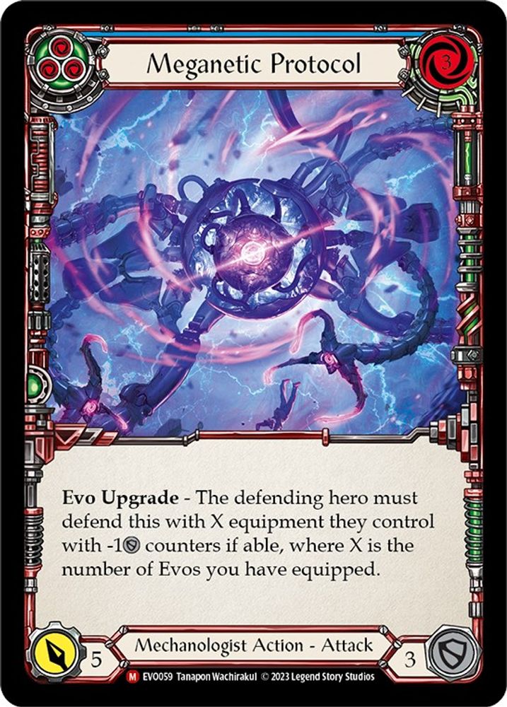 Meganetic Protocol, Standard, front