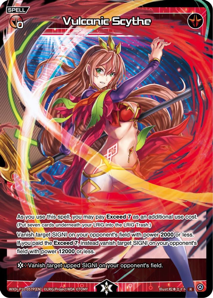 Vulcanic Scythe (Parallel Foil), Standard, front