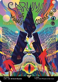 Saruman of Many Colors (Borderless Poster), Universes Beyond: The Lord of the Rings: Tales of Middle-earth
