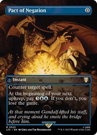 Pact of Negation (Borderless), Commander: The Lord of the Rings: Tales of Middle-earth