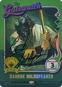 Garruk Wildspeaker (749) (Autographed), Secret Lair Drop Series