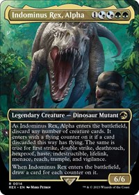 Indominus Rex, Alpha (Borderless), Universes Beyond: Jurassic World Collection