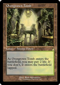 Overgrown Tomb (Retro Frame), Ravnica Remastered
