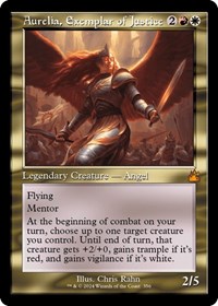 Aurelia, Exemplar of Justice (Retro Frame), Ravnica Remastered