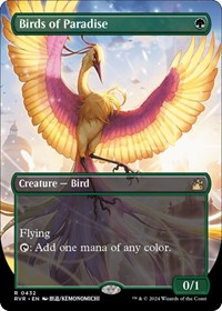 Birds of Paradise (Anime Borderless), Ravnica Remastered