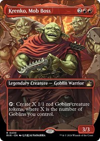 Krenko, Mob Boss (Anime Borderless), Ravnica Remastered