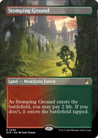 Stomping Ground (Borderless), Ravnica Remastered
