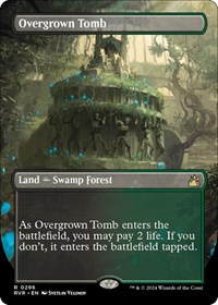 Overgrown Tomb (Borderless), Ravnica Remastered