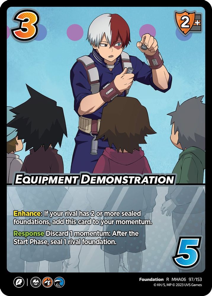 Equipment Demonstration, Foil, front