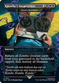Knowby's Incantation - Zombie Apocalypse, Secret Lair Drop Series