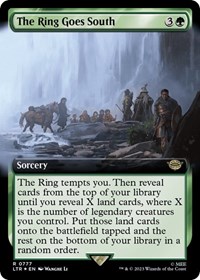 The Ring Goes South (Extended Art) (Surge Foil), Universes Beyond: The Lord of the Rings: Tales of Middle-earth