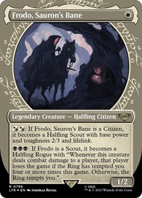 Frodo, Sauron's Bane (Showcase) (Surge Foil), Universes Beyond: The Lord of the Rings: Tales of Middle-earth