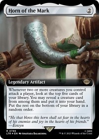 Horn of the Mark (Extended Art) (Surge Foil), Universes Beyond: The Lord of the Rings: Tales of Middle-earth