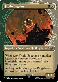 Frodo Baggins (Showcase) (Surge Foil), Universes Beyond: The Lord of the Rings: Tales of Middle-earth