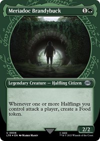 Meriadoc Brandybuck (Showcase) (Surge Foil), Universes Beyond: The Lord of the Rings: Tales of Middle-earth