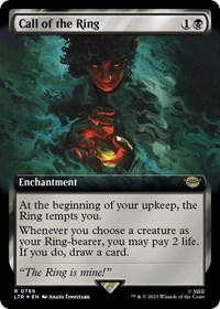 Call of the Ring (Extended Art) (Surge Foil), Universes Beyond: The Lord of the Rings: Tales of Middle-earth