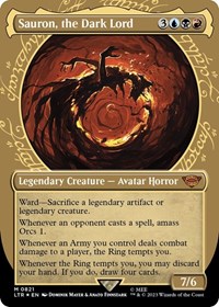 Sauron, the Dark Lord (Showcase) (Surge Foil), Universes Beyond: The Lord of the Rings: Tales of Middle-earth