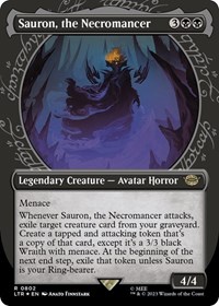 Sauron, the Necromancer (Showcase) (Surge Foil), Universes Beyond: The Lord of the Rings: Tales of Middle-earth