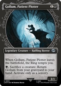 Gollum, Patient Plotter (Showcase) (Surge Foil), Universes Beyond: The Lord of the Rings: Tales of Middle-earth
