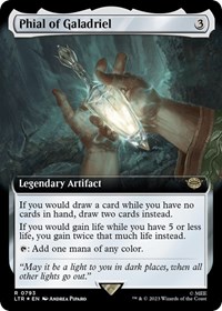 Phial of Galadriel (Extended Art) (Surge Foil), Universes Beyond: The Lord of the Rings: Tales of Middle-earth