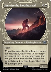 Samwise the Stouthearted (Showcase) (Surge Foil), Universes Beyond: The Lord of the Rings: Tales of Middle-earth