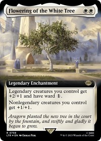 Flowering of the White Tree (Extended Art) (Surge Foil), Universes Beyond: The Lord of the Rings: Tales of Middle-earth