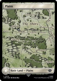 Plains (0714) (Surge Foil), Universes Beyond: The Lord of the Rings: Tales of Middle-earth