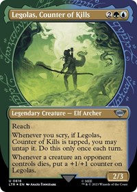 Legolas, Counter of Kills (Showcase) (Surge Foil), Universes Beyond: The Lord of the Rings: Tales of Middle-earth