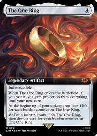 The One Ring (Extended Art) (Surge Foil), Universes Beyond: The Lord of the Rings: Tales of Middle-earth