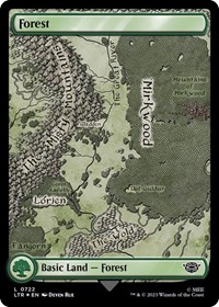 Forest (0722) (Surge Foil), Universes Beyond: The Lord of the Rings: Tales of Middle-earth