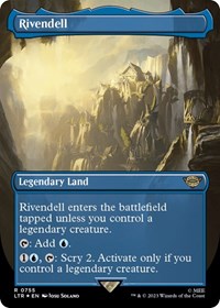 Rivendell (Borderless) (Surge Foil), Universes Beyond: The Lord of the Rings: Tales of Middle-earth