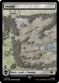 Swamp (0718) (Surge Foil), Universes Beyond: The Lord of the Rings: Tales of Middle-earth