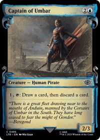 Captain of Umbar (Showcase Scrolls), Universes Beyond: The Lord of the Rings: Tales of Middle-earth