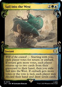 Sail into the West (Showcase Scrolls), Commander: The Lord of the Rings: Tales of Middle-earth
