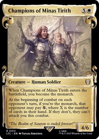 Champions of Minas Tirith (Showcase Scrolls), Commander: The Lord of the Rings: Tales of Middle-earth