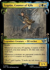 Legolas, Counter of Kills (Showcase Scrolls), Universes Beyond: The Lord of the Rings: Tales of Middle-earth