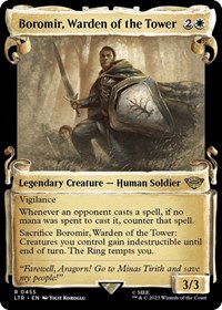 Boromir, Warden of the Tower (Showcase Scrolls), Universes Beyond: The Lord of the Rings: Tales of Middle-earth