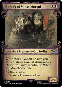 Gorbag of Minas Morgul (Showcase Scrolls), Universes Beyond: The Lord of the Rings: Tales of Middle-earth