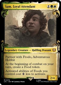 Sam, Loyal Attendant (Showcase Scrolls), Commander: The Lord of the Rings: Tales of Middle-earth
