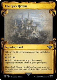 The Grey Havens (Showcase Scrolls), Universes Beyond: The Lord of the Rings: Tales of Middle-earth
