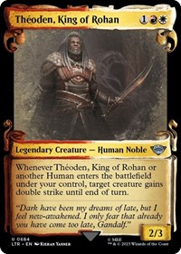 Theoden, King of Rohan (Showcase Scrolls), Universes Beyond: The Lord of the Rings: Tales of Middle-earth