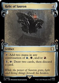 Relic of Sauron (Showcase Scrolls), Commander: The Lord of the Rings: Tales of Middle-earth