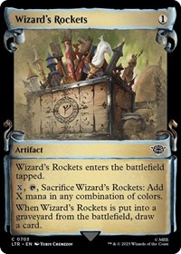 Wizard's Rockets (Showcase Scrolls), Universes Beyond: The Lord of the Rings: Tales of Middle-earth