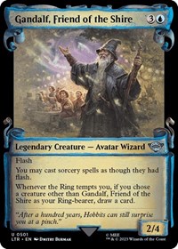 Gandalf, Friend of the Shire (Showcase Scrolls), Universes Beyond: The Lord of the Rings: Tales of Middle-earth
