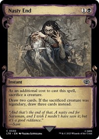 Nasty End (Showcase Scrolls), Universes Beyond: The Lord of the Rings: Tales of Middle-earth