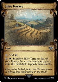 Shire Terrace (Showcase Scrolls), Universes Beyond: The Lord of the Rings: Tales of Middle-earth