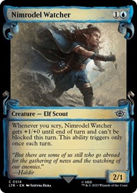 Nimrodel Watcher (Showcase Scrolls), Universes Beyond: The Lord of the Rings: Tales of Middle-earth