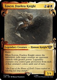 Eowyn, Fearless Knight (Showcase Scrolls), Universes Beyond: The Lord of the Rings: Tales of Middle-earth