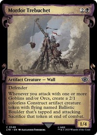 Mordor Trebuchet (Showcase Scrolls), Universes Beyond: The Lord of the Rings: Tales of Middle-earth
